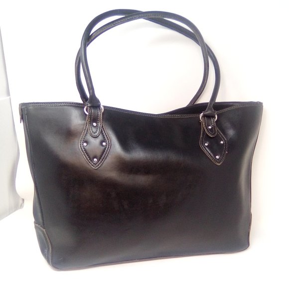 BOUTIQUE Handbags - NWOT BLACK TOTE BAG LARGE PURSE CLEAN CONDITIONED